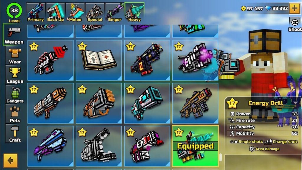 Pixel Gun 3d Mod APK v17.1.3 [Unlimited coins, daimonds] - RoboModo