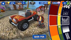 beach buggy racing multiplayer settings